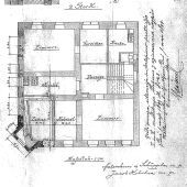 Načrt stanovanj iz leta 1800